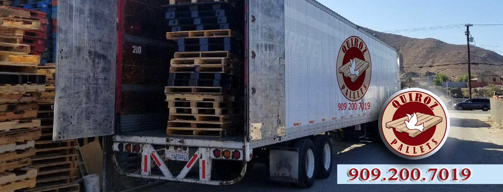 Quiroz Pallets buy sell repair Ontario Ca